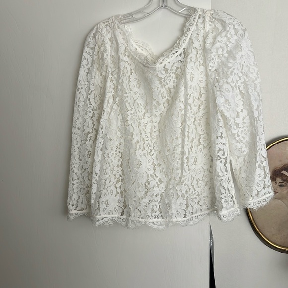 Joie lace top white - Picture 1 of 3